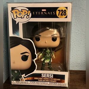 Funko Pop! Marvel Eternals Sersi Bobble-Head Vinyl Figure #728